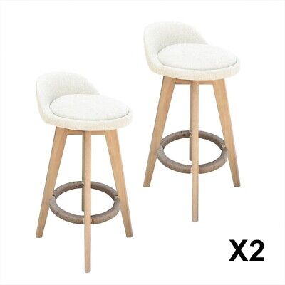 2 Pack Milano Decor Phoenix Barstool Cream Chairs Kitchen Dining Chair Bar Stool • 222.99$