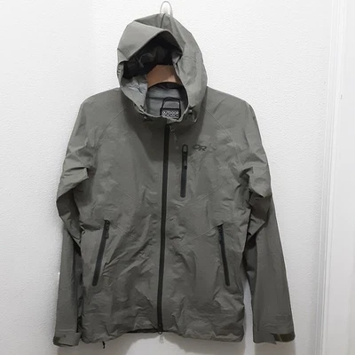 Chaqueta para mujer OUTDOOR RESEARCH Optimizer Gore-Tex verde, talla mediana Foto 1 de 4