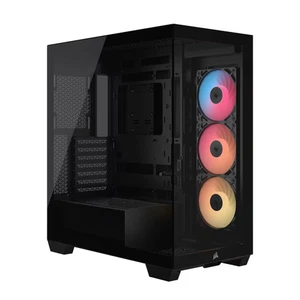Corsair 3500X RS-R ARGB Gaming Case | E-ATX | 3x Reverse ARGB Fans | USB-C | BTF - Picture 1 of 9