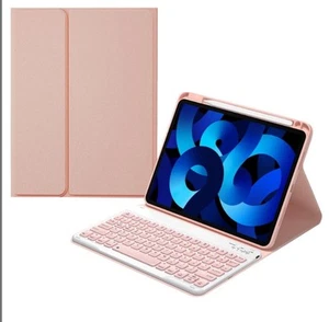 Bluetooth Keyboard Case Mouse For iPad 5/6/7/8/9/10/11th Gen A16 Air 11 M3 2025 - Picture 1 of 1