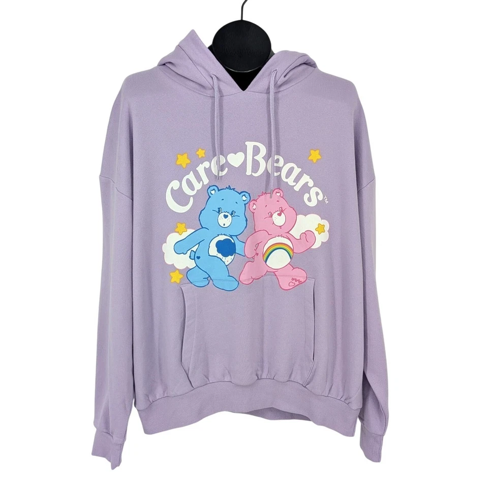Женская толстовка с капюшоном Care Bear x Skinnydip 3D размер L графический принт сварливый веселый уютный Y2K - Изображение 1 из 4