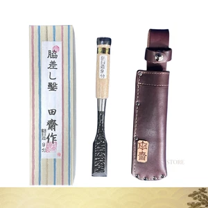 Tasai 27 mm Sólido Japonés Oire Nomi - Patrón Mokume Doble-U Espalda 田斎 Japonés - Imagen 1 de 10