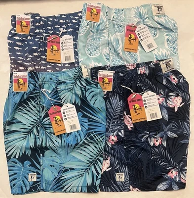 The Endless Summer Men’s Assorted Volley Shorts in Colors & Patterns ,Quick Dry - Изображение 1 из 4