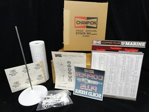 (NOS) 1983 CHAMPION - CAROUSEL, CARD & DOOR STICKER (NEW in ORIGINAL BOX) - Picture 1 of 12