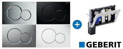 Geberit Sigma01 Betätigungsplatte WC 2-Mengen-Spülung Bad Set DuoFresh Einschub