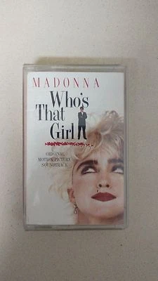 WHO'S THAT GIRL OST MADONNA CASSETTE TAPE ISRAELI EDITION GENERAL MUSIC CO 1987 - Image 1 of 3