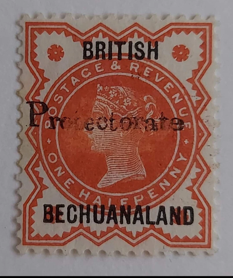 1888 QV BRITISH BECHUANALAND PROTECTORATE  LMM SG54 - Image 1 of 1