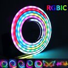 1m-20m Rgbic Led Neon Strip Lights Sign Bluetooth Music App Dc 12v Silicone Tube