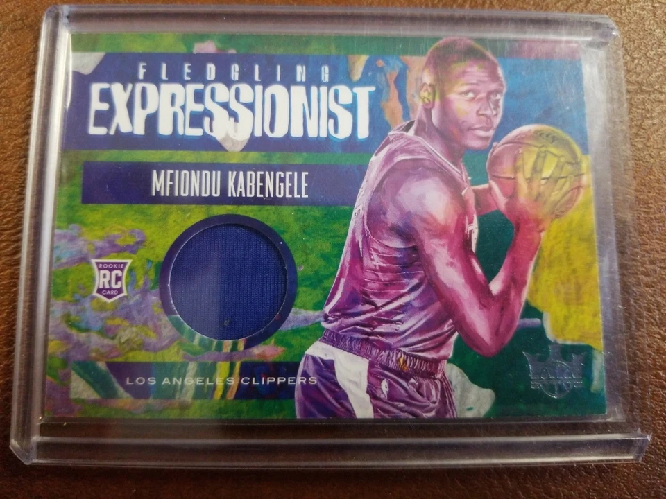 2019-20 Court Kings Fledgling Expressionist Memorabilia Mfiondu Kabengele 98/179 - Image 1 of 3