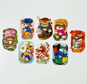 DDR Glanzbilder/Oblaten/Stampfersen KATZE/HUND/KUH/KALB Poesiealbum/Scrapbook - Bild 1 von 1