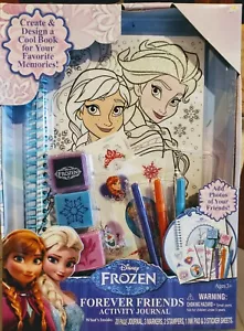 NUEVO Juego de Diario de Actividad Congelada Disney con Sellos, Pegatinas y Marcadores - Imagen 1 de 3