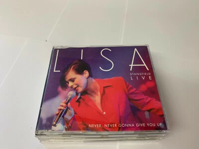 LISA STANSFIELD CD Never, Never Gonna Give You Up 4 TRK NM/EX - Image 1 of 4