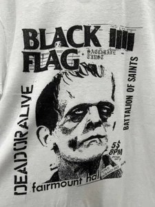 VINTAGE BLACK FLAG DEAD OR ALIVE PUNK T-Shirt Baumwolle Unisex S-4XL VN2301 - Bild 1 von 3