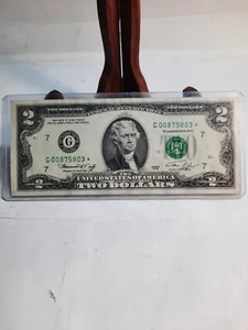 1976  Star ⭐️ Note  $2 Dollar Bill Chicago IL G 00875803 - Picture 1 of 4