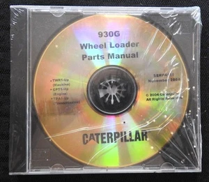 CATERPILLAR 930 930G WHEEL LOADER TRACTOR PARTS MANUAL CD SERP 4156 MINT SEALED - Picture 1 of 2
