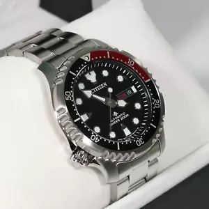 Citizen Promaster Sea Stainless Steel Automatic Black Dial Watch NY0085-86E - Picture 1 of 9