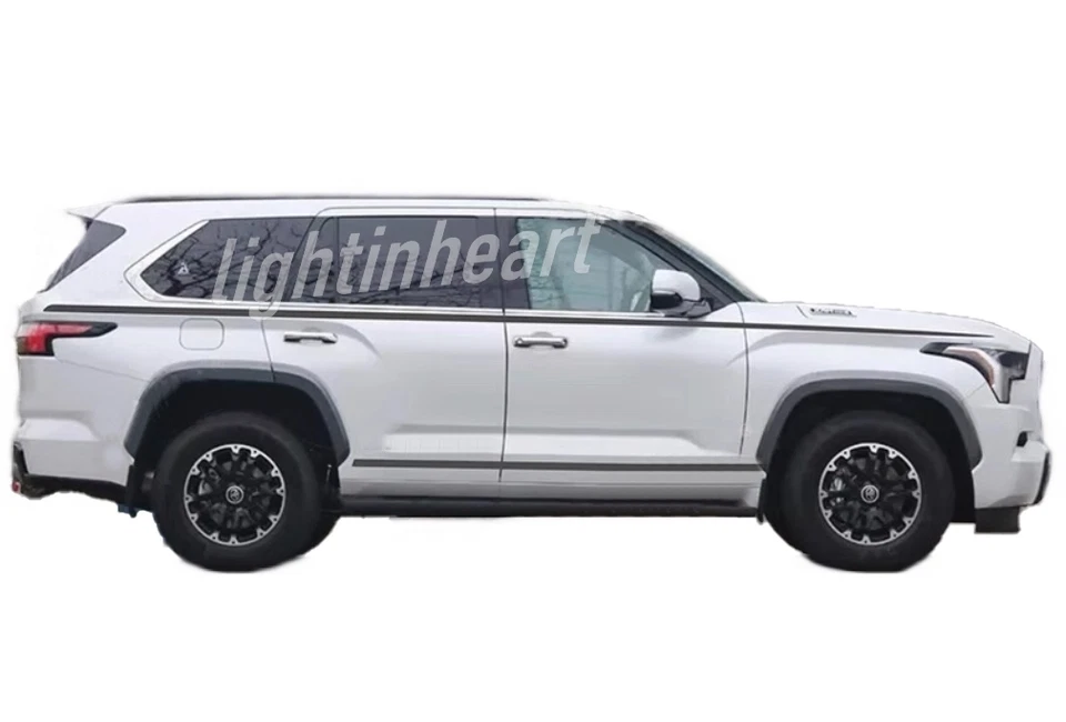 Car Side Sticker Kit For Toyota Sequoia Graphics Waist Line Stripe Racing Decals - Image 1 of 4