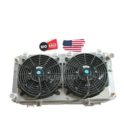 ✅ АЛЮМИНИЕВЫЙ РАДИАТОР И ВЕНТИЛЯТОР для TOYOTA MR2 AW11 1,6 л 4A-GE/GZE; AW10 3A-LU 1,L 84-89 - Изображение 1 из 4