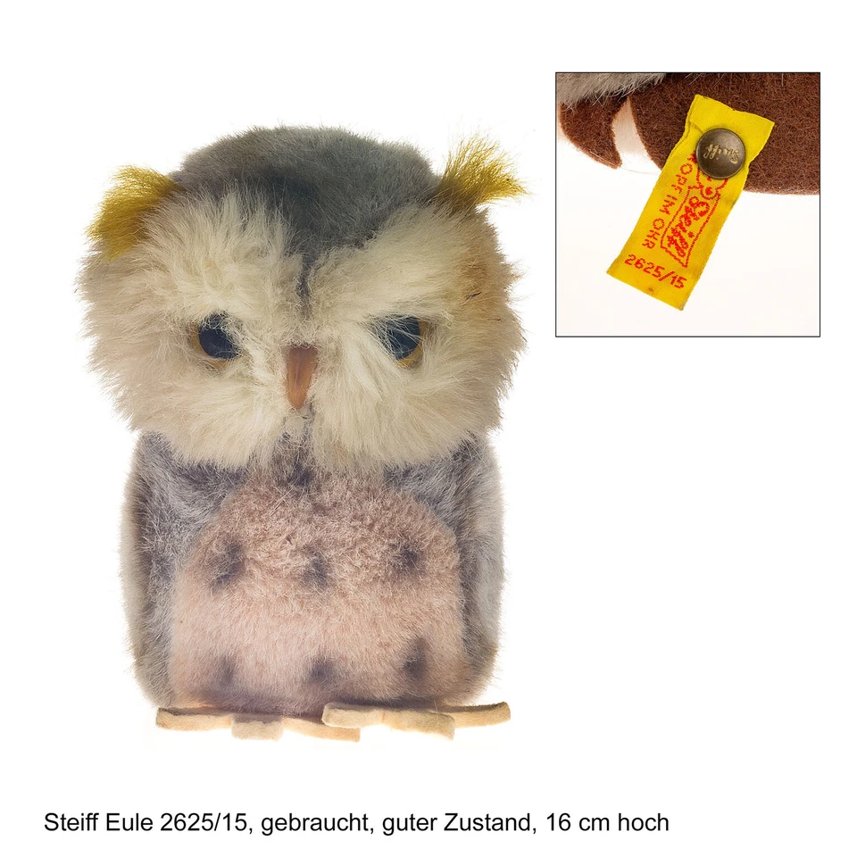 Steiff Eule (2625/15) 16 cm - Bild 1 von 1