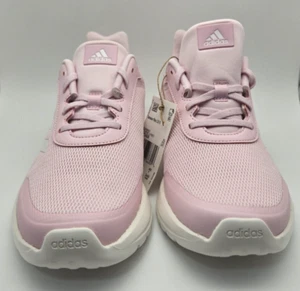 ADIDAS GZ3428 Tensaur Run 2.0 K Girls Size 7 Pink/White Mesh Running Shoes - Picture 1 of 13