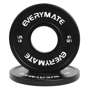 Black Change Weight Plates 1.25LB Set Fractional Plate Olympic Bumper Plates ... - Picture 1 of 7