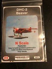 Osborn Models 3073 N Scale DHC-2 Beaver Airplane Kit HH