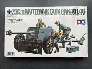 Kit modellino plastica Tamiya scala 1/35 tedesco pak 40 pistola anticarro ed equipaggio - Foto 1 di 2