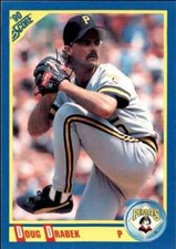 1990 Score Doug Drabek Pittsburgh Pirates #505