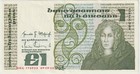 Ireland Republic 1 Pound Banknote 9.9.1982 About Uncirculated Condition Pic#70-C