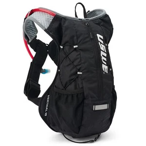 Paquete de hidratación vertical USWE 10L con vejiga de 2,0 L MTB ciclismo trail running negro - Imagen 1 de 4