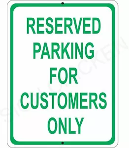 LETRERO DE ESTACIONAMIENTO RESERVADO SOLO PARA CLIENTES, ESTACIONAMIENTO, ESTACIONAMIENTO PARA CLIENTES, ESTACIONAMIENTO - Imagen 1 de 2