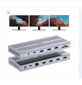 4URPC DSC013 Dispalylink Docking Station 3 Moniors with 120W Power Adapter New - Picture 1 of 17