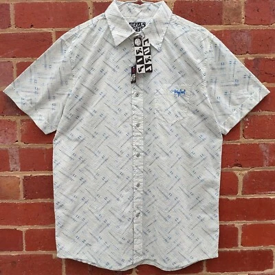 BNWT DS Vintage Y2K RIP CURL Urban Fit Mens Button Surf Casual Polo Shirt Large - Image 1 of 4
