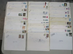 Vintage 70s & 80s Paris France Art Exhibition Invitations Lot W/ Original Envelo - Picture 1 of 13