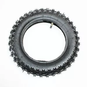 3.00 - 10" 80/100 - 10 Inch Rear Knobby Tyre Tire + Tube PIT PRO Trail Dirt Bike - Picture 1 of 5