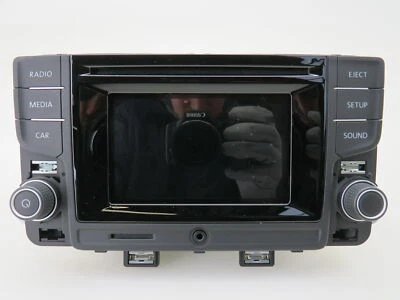 6C0035867E Anzeige- und Bedieneinheit mit Touch-Screen 5" DAB Radio VW Polo 6C - Bild 1 von 3