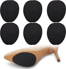 6 Pairs Black Non Skid Shoe Rubber Pads Non Slip Shoe Stickers Sole Protectors