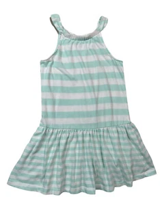 Gymboree Sommerkleid gestreift weiß/grün Größe 7 - Bild 1 von 3