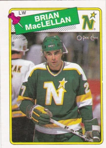 88/89 OPC...BRIAN MacLELLAN...CARD # 193..NORTH STARS...FREE COMBINED SHIPPING - Picture 1 of 1