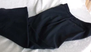 Pantalones/pantalones para hombre Murano 100 % poliéster frente plano 42X29 azul marino tono sobre tono - Imagen 1 de 7