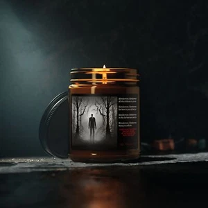 Vela de soja perfumada Slenderman Summon Invoke Devotion Halloween - Imagen 1 de 5