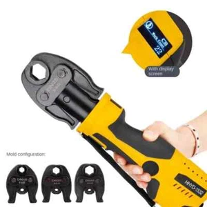 Rechargeable Electric Pipe Thin Wall Stainless Steel Clamping Hydraulic Pliers - Picture 1 of 12