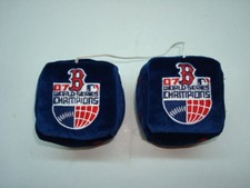 Boston Red Sox 2007 World Series Champions Fuzzy Dice