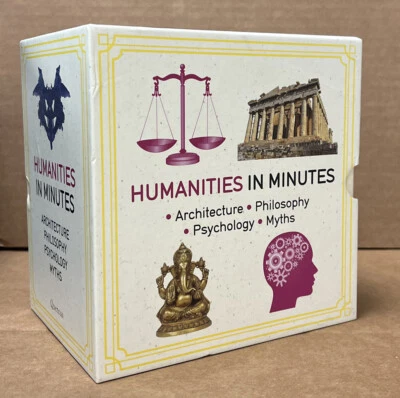 Brand New! Humanities in Minutes:Myths, Philosophy, Psychology, Architecture - Image 1 of 3