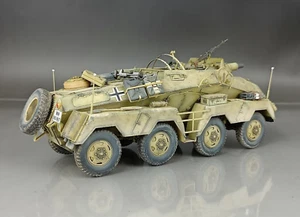 1/35 gebaut WWII German DAK Sd.Kfz 233 8 Rad mit 7,5cm Geschütz 10.Pz.Div Tunesien 1943 - Bild 1 von 17
