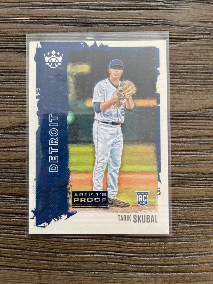 2021 Diamond Kings Tarik Skubal rookie base artist’s proof SP - Image 1 of 2