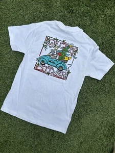 Vintage Quicksilver Kids T-Shirt Boys Large 90s Skater Surf Made in USA - Picture 1 of 4