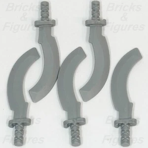 LEGO® Flat Silver Sickle Sword Minifigure Weapon Part Khopesh Blade 93247 x 5 - Picture 1 of 3