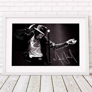 MICHAEL JACKSON -Music Legend Poster Picture Print Sizes A5 to A0 *FREE DELIVERY - Picture 1 of 14