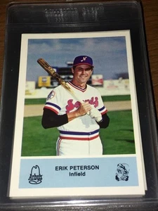 1981 ARBY'S NASHVILLE SOUNDS Minor League Yankees ERIK PETERSON RC CARD MINT+ - Picture 1 of 1